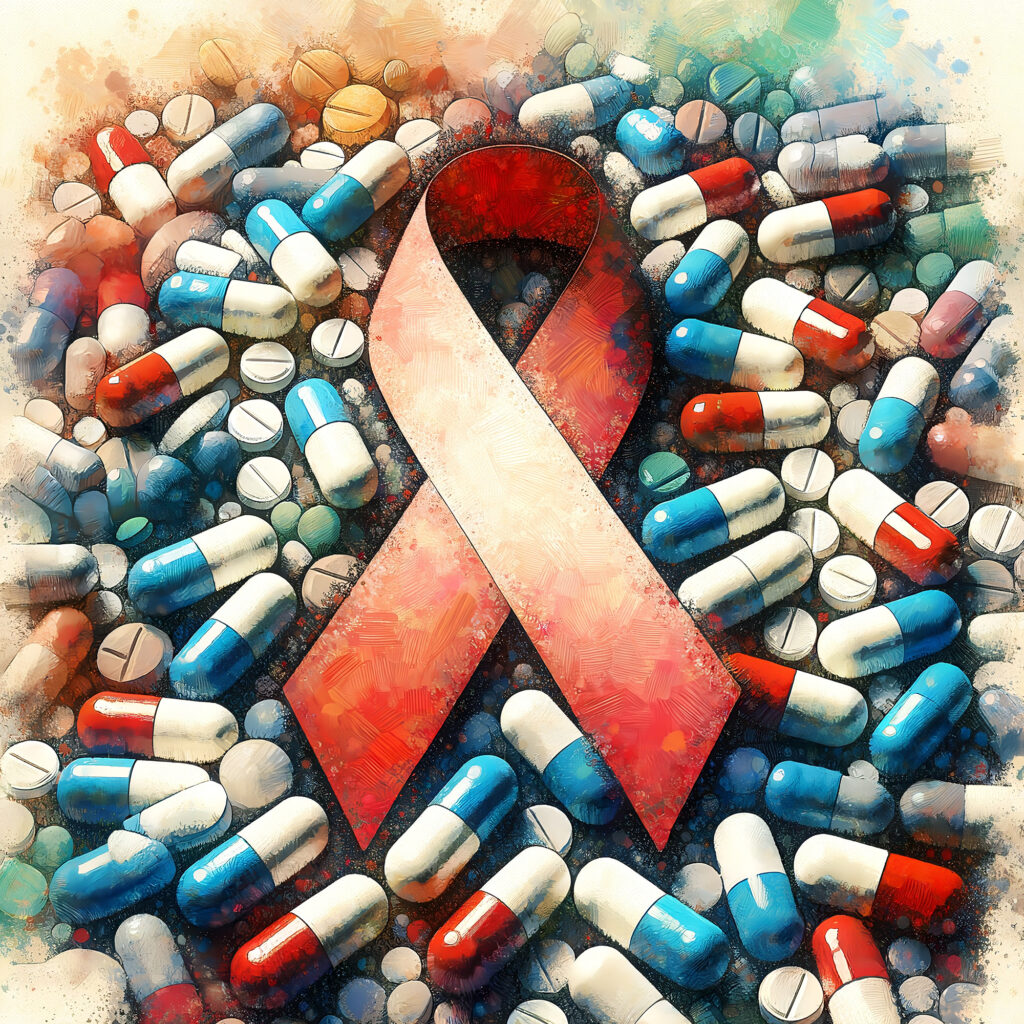 HIV treatment simplification through longer medicine supplies and convenient collection points